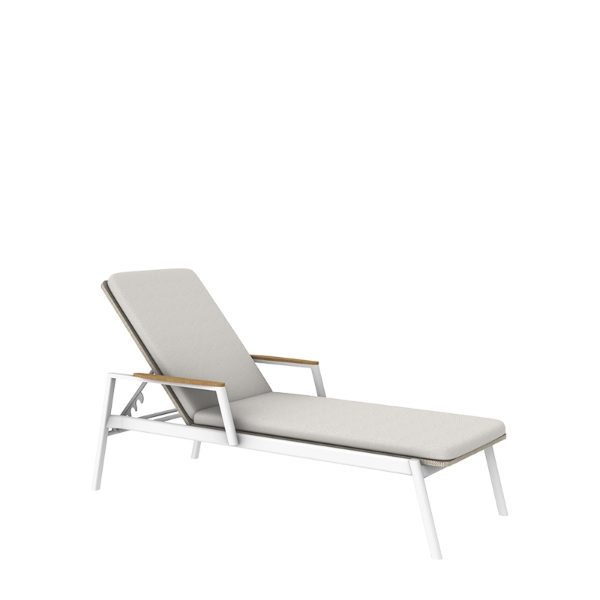 CLR-Lunar Lounger - White/Ivory