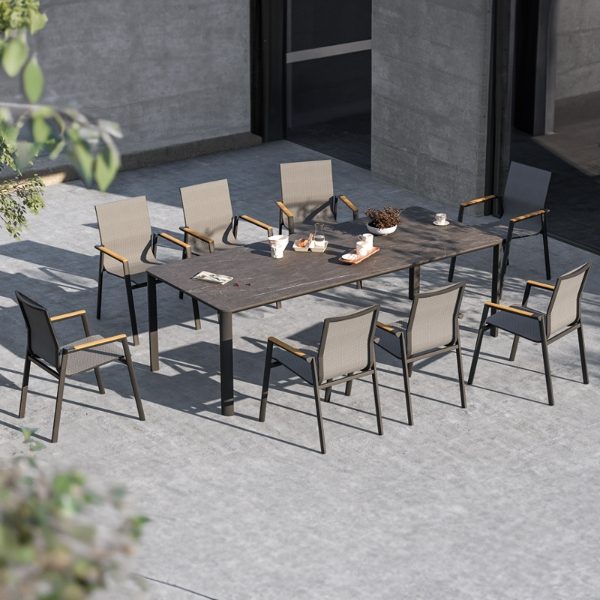 Apollo & Aspen 8 Seat Rectangular Dining Set with 240 x 100cm Table