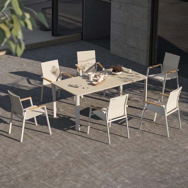 Apollo & Aspen 6 Seat Rectangular Dining Table with 180 x 90cm Table