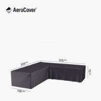 AERO All Weather L-Shape Cover 325 x 325 x 100 x 70cm 