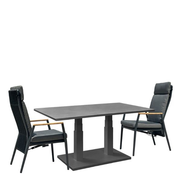 Rising & Gravity 10 Seat Rectangular Dining Set with x2 150 x 90cm Table