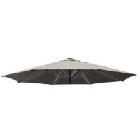 Horizon 3.5m LED Alu Parasol CANVAS ONLY Stone