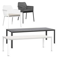 Apollo & Matrix 8 Seat Rectangular Dining Set with 240 x 100cm Table