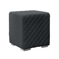 Pouf (Quilted) - Slate Natte