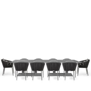 Rising & Moon 10 Seat Rectangular Dining Set with x2 150 x 90cm tables