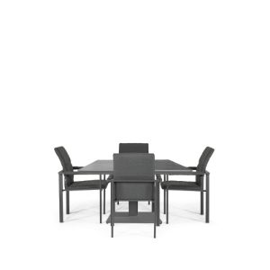 Rising & Arabian 4 Seat Square Dining Set with 90 x 90cm Table